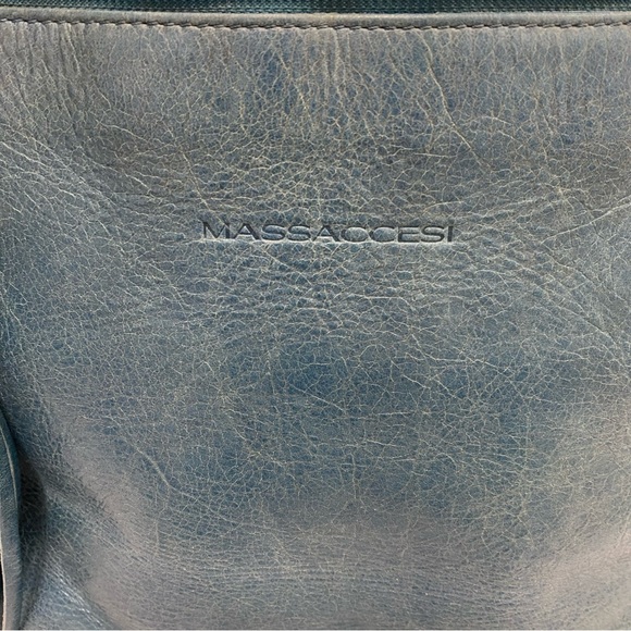 Massaccesi Blue Shoulder Bag - Picture 2 of 14